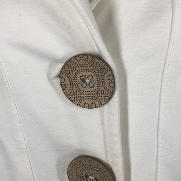 Neon Buddha off white sweatshirt jacket size large - Picture 3 of 10